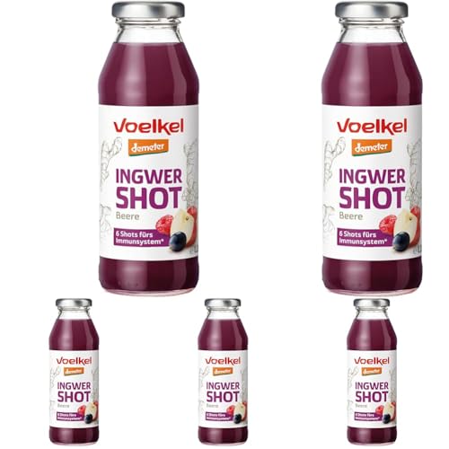 Voelkel demeter Shot Ingwer & Beeren 0,28l (Packung mit 5) von Voelkel