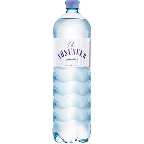 Vöslauer Mineralwasser prickelnd 6x1,5 l PET (EINWEG) (9 l) von Vöslauer