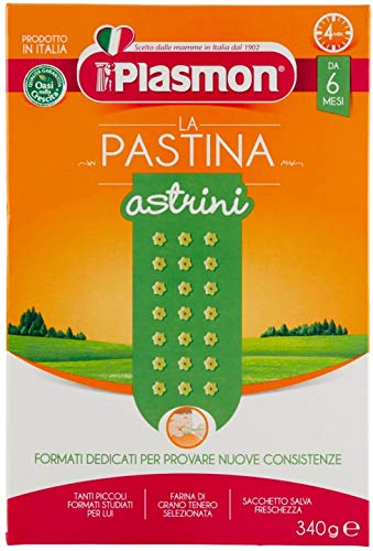 Plasmon Astrini Pastina Infanzia Svezzamento Dai 6 Mesi 3 Pezzi Da 340 Grammi von Voglia di Puglia