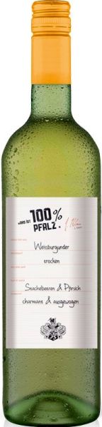 Vollmer 100 Proz. Pfalz Weissburgunder QBA Jg. 2021 von Vollmer