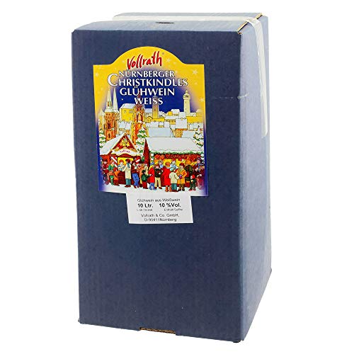 Vollrath Nürnberger Christkindles Glühwein Weiss 10 Liter Bag in Box von Vollrath