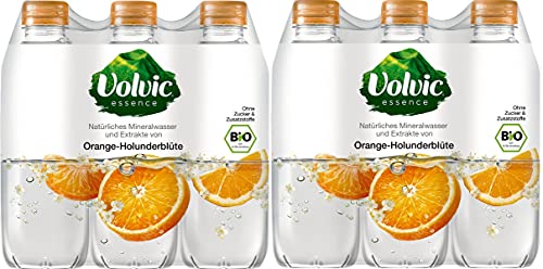 Volvic Essence Orange-Holunderblüte 6 x 0,75l (inkl. 1,50 € Pfand) von Volvic