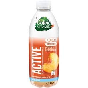 Volvic Vitamin+ Active Pfirsich 6x0,75l (EINWEG) (0.75 l) von Volvic