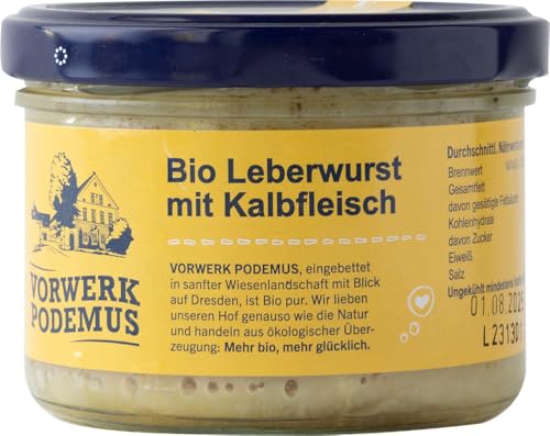 Bio Leberwurst mit Kalbfleisch von Vorwerk Podemus