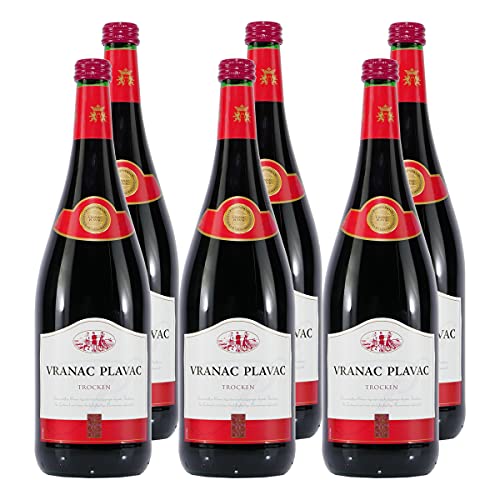 VRANAC PLAVAC -trocken- Rotwein (6 x 1,0L) von Vranac