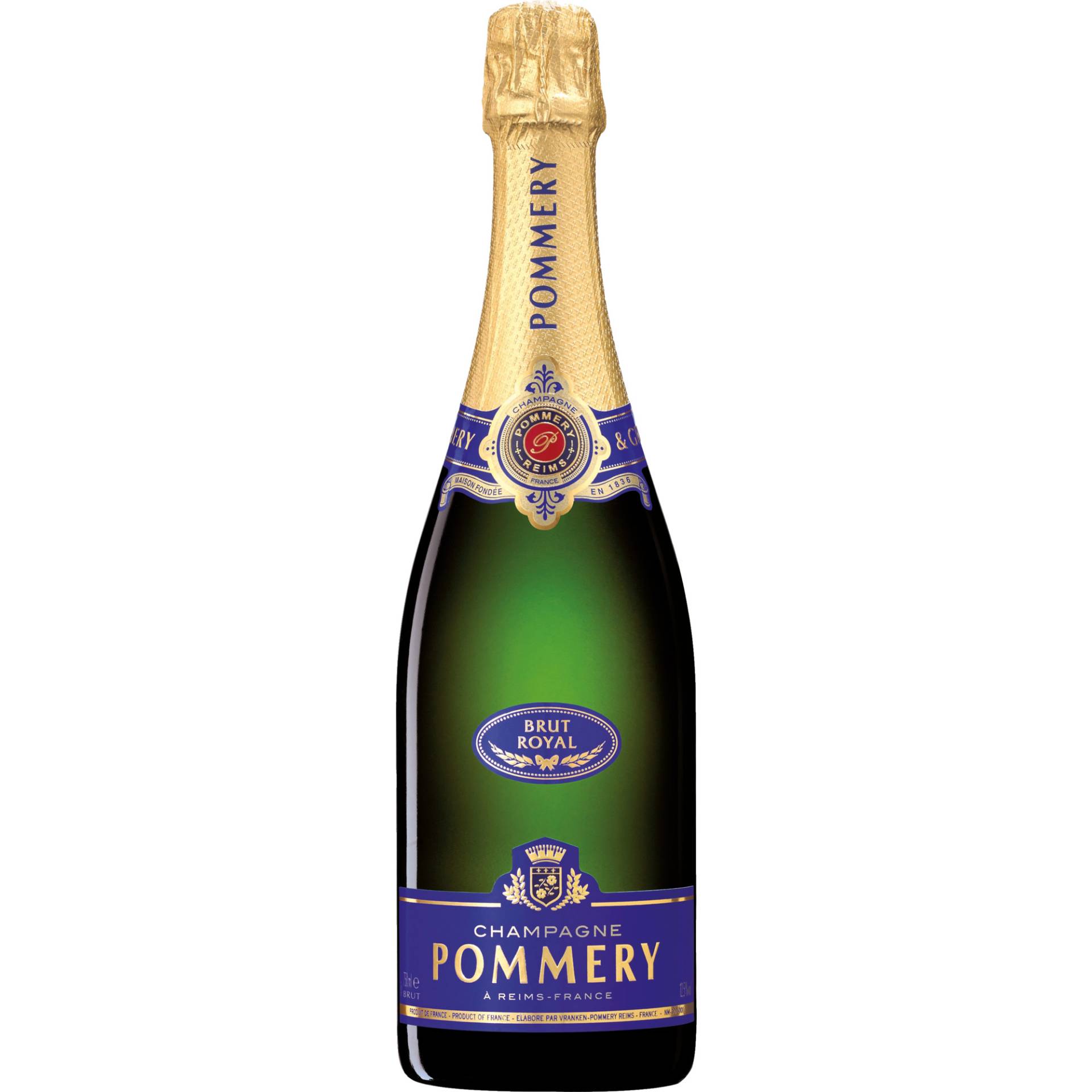 Champagne Pommery Royal, Brut, Champagne AC, Champagne, Schaumwein von Vranken-Pommery - 51100 Reims - France