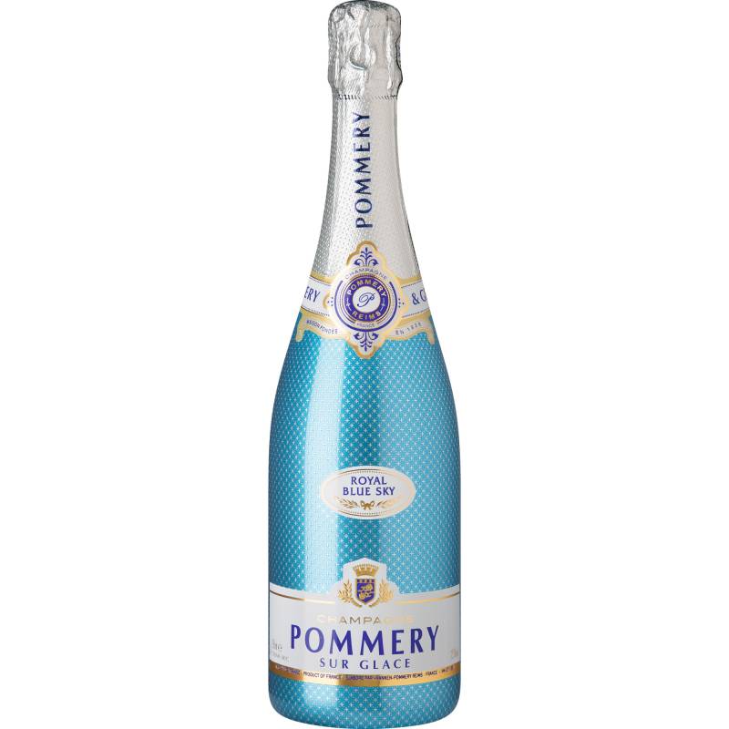 Champagne Pommery Royal Blue Sky, Demi-sec, Champagne AC, Champagne, Schaumwein von Vranken-Pommery - 51100 Reims - France