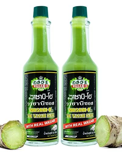 Wasabi-O Wasabi-Sauce mit echtem Wasabi, 62g (2 Stück), Wasabi Hot Sauce für Sushi, Roastbeef von WASABI-O