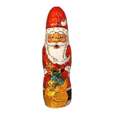 Wawi Weihnachtsmann mit Geschenksack Vollmilch Hohlfigur 150g von WAWI - Süsswaren Saisonspezialitäten GmbH