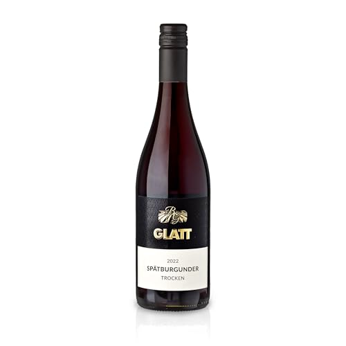 GLATT Spätburgunder Rotwein trocken 2022 | Qualitätswein vom Kaiserstuhl/Baden, Deutschland | Samtig und Kräftig im Geschmack | Rotwein aus der Pinot Noir-Traube (1x0,75l) von WBK Weinbau · Weinkontor Glatt