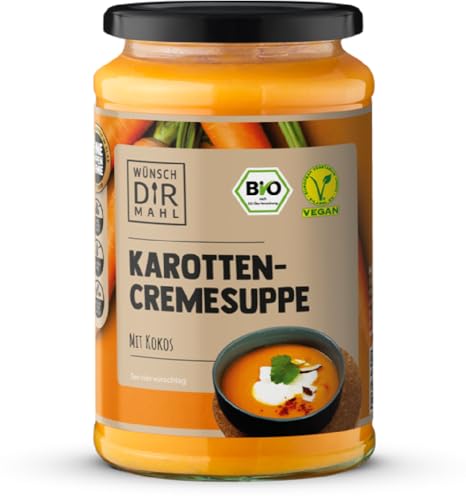 Karottencremesuppe mit Kokos Bio & vegan 12 x 380 ml von WDM