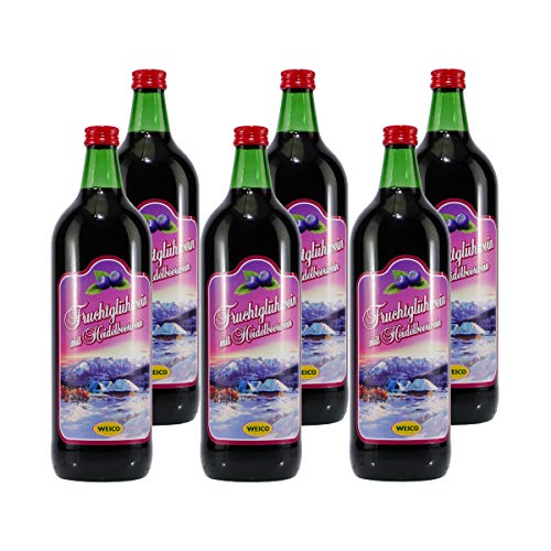 WEICO Fruchtglühwein mit Heidelbeerwein (6 x 1,0L) von UOOTPC