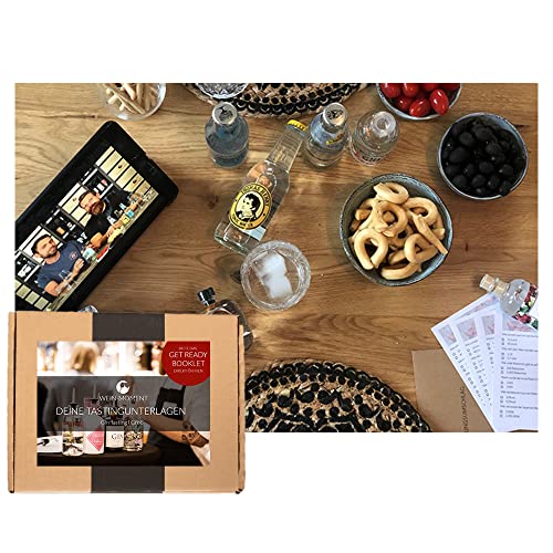 Home Tasting Gin I Virtuelles Gintasting mit Videos on Demand (Groß - bis zu 4 Personen) von WEIN-MOMENT