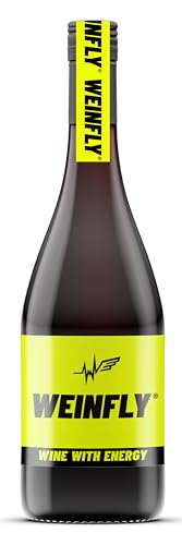 WEINFLY - Der weltweit erste Wein mit Energy | Fruchtig-spritziger Geschmack | 168mg Koffein pro Flasche | Perfekt für Partys | 750ml von WEINFLY