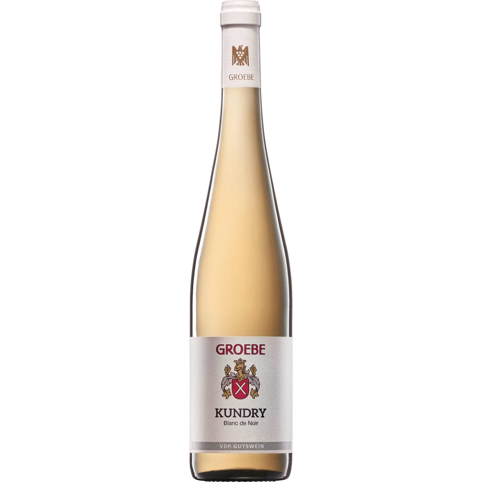 Groebe Spätburgunder Kundry Blanc de Noir, Trocken, Rheinhessen, Rheinhessen, 2023, Weißwein von WEINGUT K F GROEBE - Mainzer Straße 18, 67593 Westhofen - DE