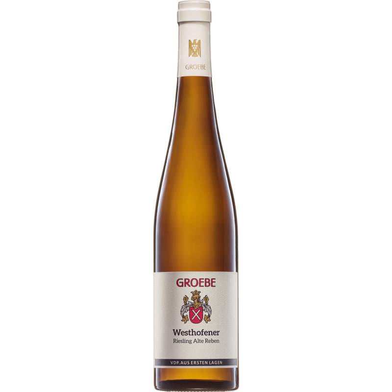 Groebe Westhofener Riesling Alte Reben Erste Lage, Feinfruchtig, Rheinhessen, Rheinhessen, 2022, Weißwein von WEINGUT K F GROEBE - Mainzer Straße 18, 67593 Westhofen - DE