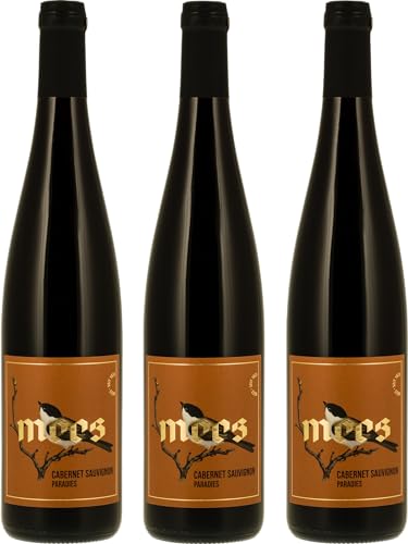 WEINGUT MEES | Cabernet Sauvignon 2021 Rotwein trocken, 3 x 0,75l, Kreuznacher Paradies NAHE | Hochwertiger Rot-Wein aus Deutschland | Ideal als Geschenk | Paket 100% Cabernet Sauvignon (3) von WEINGUT MEES