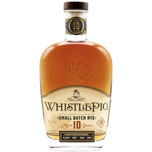 WhistlePig 10 Years Old Straight Rye Whiskey 50% Vol. 0,7l in Geschenkbox von WHISTLEPIG