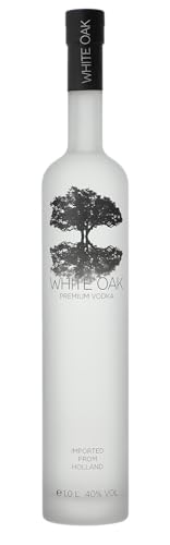 White Oak Premium Vodka 1L – 40% Alkohol, edler Wodka aus den Niederlanden – reiner genuss für Cocktails & pur – perfekt als Wodka Geschenkset & spirituosen Angebot von WHITE OAK