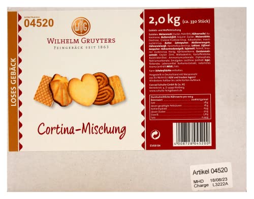 Wilhelm Gruyters Cortina-Mischung loses Gebäck, (1 x 2 kg) von WILHELM GRUYTERS