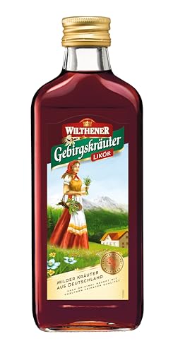 Wilthener I Gebirgskräuter I Herzhafter milder Kräuterlikör I 30% Vol. I 200 ml von WILTHENER