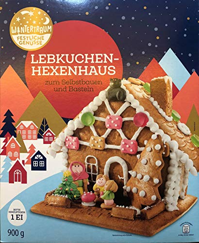 Lebkuchen Hexenhaus 700g Wintertraum Festliche Genüsse ginger bread house von WINTERTRAUM