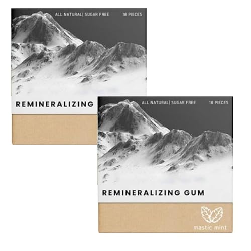 2Boxes Larineco Remineralizing Gum, Organic Remineralizing Gum, Remineralizing Chewing Gum, Organic Mastic Mint Gum Sugar Free Keeps Mouth Fresh for Teeth, Fresh Breath (D) von WITTYL