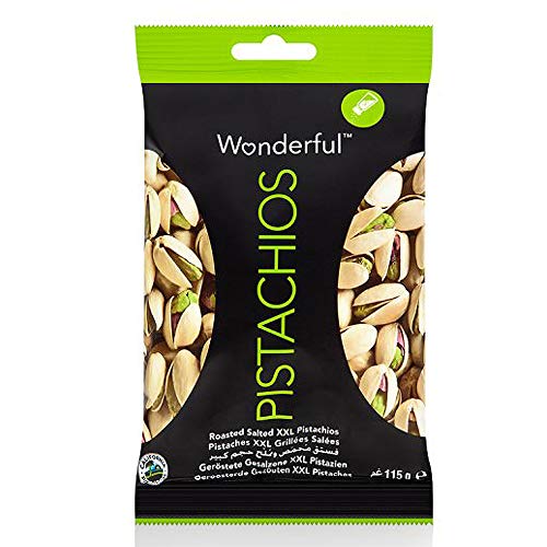 Wonderful Pistachio Nuts - Healthy Snacks, Super Foods, Roasted Salted Flavour - Pack of 3, 115g Pistachios von Wonderful Pistachios