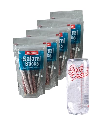 Marten Salami Sticks (4x100g) + 1 Cool Drink Gratis von WORLD OF GOURMET WORLDOFGOURMET.DE