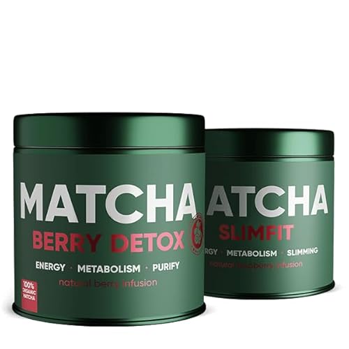 WOW TEA: Das Perfekte Matcha-Duo - Premium Matcha Berry Detox und Matcha SlimFit Tees von WOW TEA