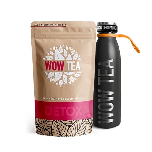 WOW TEA: Detox Tee und Thermoskanne – Schwarz von WOW TEA