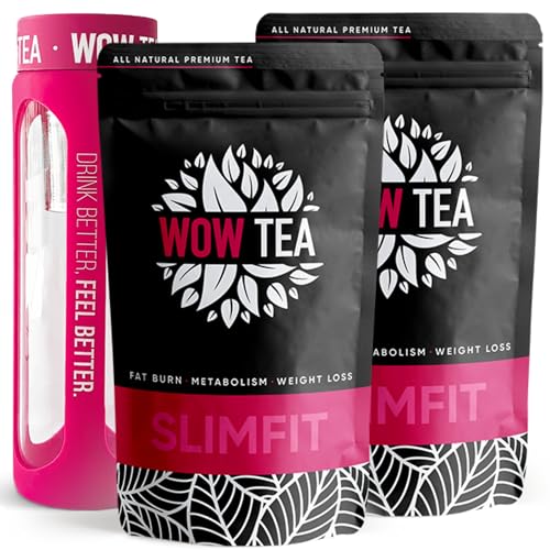 WOW TEA: Liebe deinen Körper Box - SlimFit Tee x 2 mit Rosa Infusionsflasche von WOW TEA