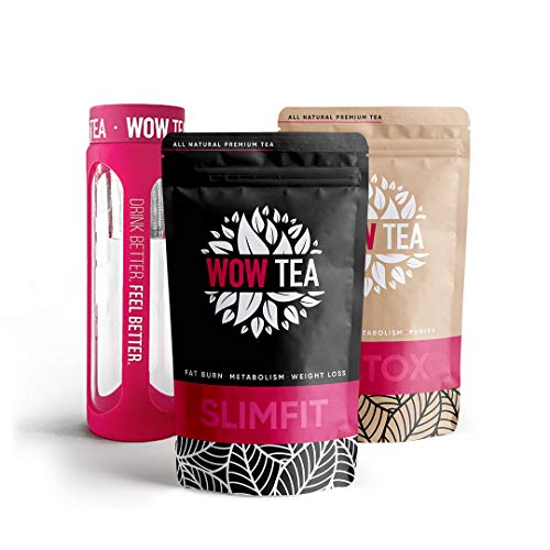 WOW TEA: Liebe deinen Körper Box: Detox,SlimFit Tee und Rosa Teeflasche von WOW TEA