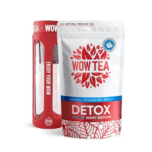 Perfect Berry Bundle (Berry Detox Tee und Teeflasche - Rot) von WOW TEA