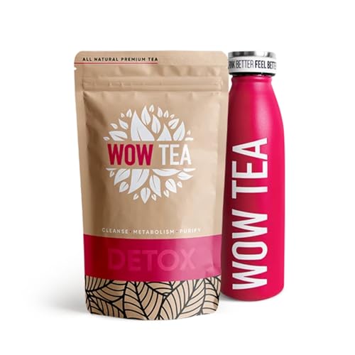 WOW TEA: Detox Tee und Thermoskanne – Rosa, 150 g von WOW TEA