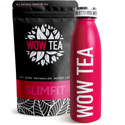 WOW TEA: Renew Natural Pack - SlimFit Tee und Thermoskanne – Rosa, 150 g von WOW TEA