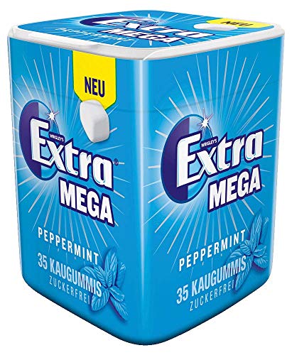 Wrigley's Extra Extra Mega Peppermint Dose (35 Stück), 77 g von WRIGLEY'S EXTRA