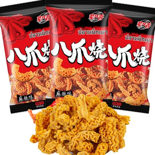 WSYLS Chinesische Snacks Knusprige Snacks Köstliche chinesische Snacks Knusprige Snacks reiswaffeln (Würziger Geschmack, 10 Packungen) von WSYLS