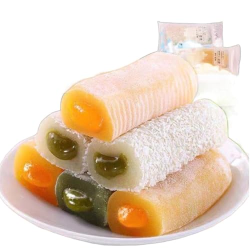 WSYLS Mochi Asiatische Süßigkeiten Mochi Süßigkeiten Süssigkeiten Asiatische Snacks Asian Snacks Mochi Süßigkeiten (Kokosraspelgeschmack10pcs) von WSYLS