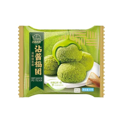 WSYLS Mochi Asiatische Süßigkeiten Mochi Süßigkeiten Süssigkeiten Asiatische Snacks Asian Snacks Mochi Süßigkeiten 5er Packung (Matcha-Geschmack) von WSYLS