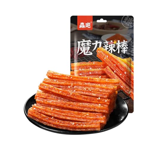 WSYLS Würzig Gewürzte Snacks Latiao Süß Und Würzig Chinesische Würzige Snacks Klassische Hot Strips Fürs Büro Lässiger Snack (Würziger Stock) von WSYLS