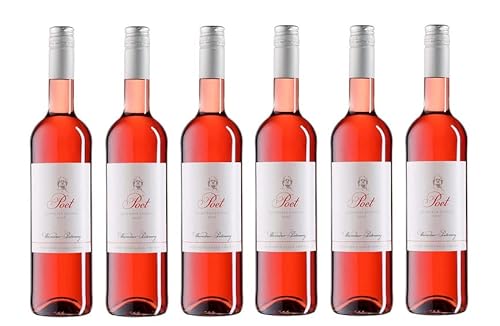 6x 0,75l - WV Freyburg-Unstrut - Klassiker Edition - Poet - Rosé - Qualitätswein Saale-Unstrut - Deutschland - Rosé-Wein halbtrocken von WV Freyburg-Unstrut