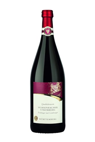 WZG Möglingen Ochsenbacher Stromberg Trollinger mit Lemberger QW halbtrocken (1 x 1.0 l) (Packung mit 6) von WZG