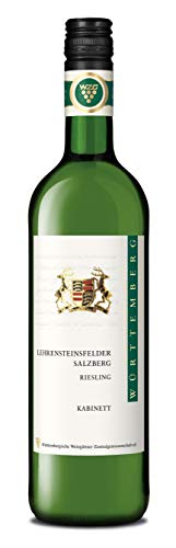 WZG Württemberger Wein Lehrensteinsfelder Salzberg Riesling Kabinett, halbtrocken (1 x 0,75 l) von WZG