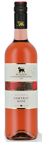 Württemberger Wein Weinsberger Tal Samtrot rosé QW halbtrocken (1 x 0.75 l) von WZG