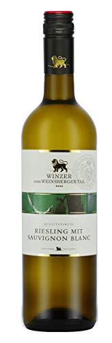 Württemberger Wein Winzer vom Weinsberger Tal Riesling mit Sauvignon Blanc QW halbtrocken (1 x 0.75 l) von WZG