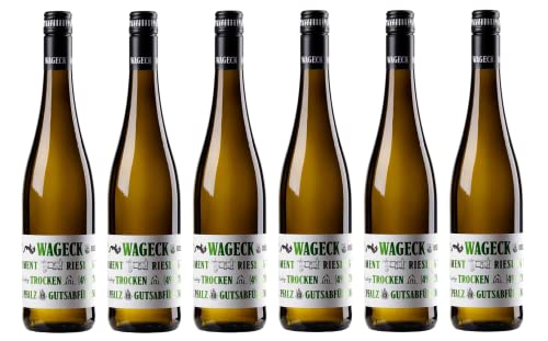 6x 0,75l - 2023er - Wageck Pfaffmann - Fundament - Riesling - Qualitätswein Pfalz - Deutschland - Weißwein trocken von Wageck Pfaffmann