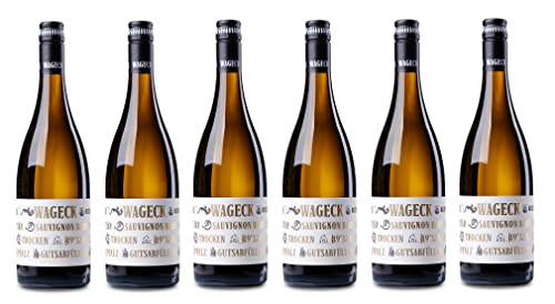 6x 0,75l - 2023er - Wageck Pfaffmann - Tertiär - Sauvignon Blanc - Qualitätswein Pfalz - Deutschland - Weißwein trocken von Wageck Pfaffmann