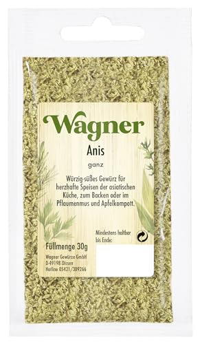Wagner Gewürze Anis ganz, 4er Pack (4 x 30 g) von Wagner Gewürze