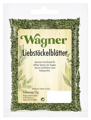 Wagner Gewürze - Liebstöckelblätter gerebelt | 15 g im Beutel von Wagner Gewürze